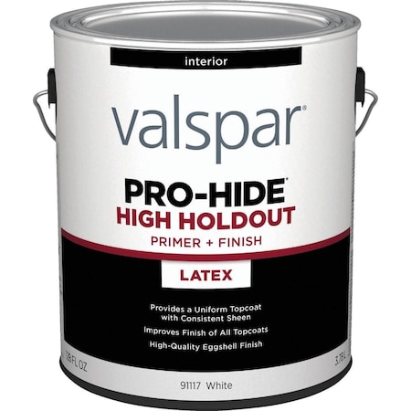 Valspar Pro-Hide High Hold Out Interior Primer Sealer, White, 1 Gal. 028.0091117.007